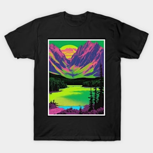 Camping Enthusiast Kindness in the Wilderness Vintage Aesthetic 60s T-Shirt